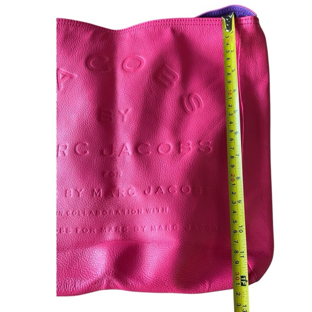 Rare Y2K Vintage Hot pink reversible Marc Jacobs cross body messenger bag - Picture 6 of 14